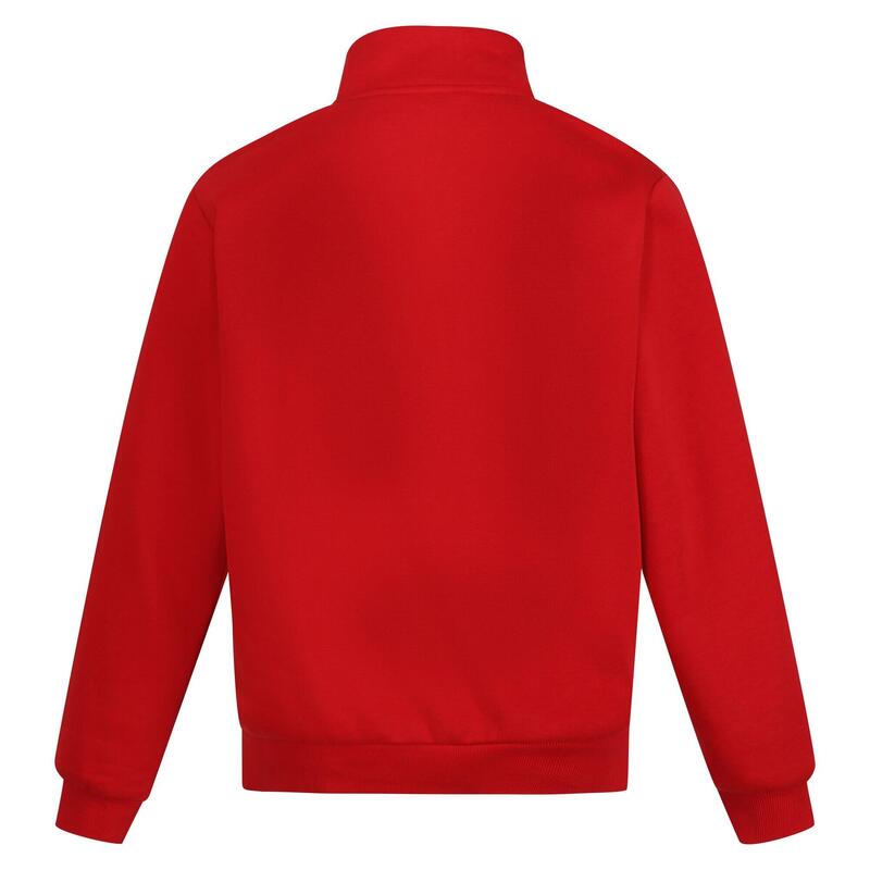 Heren Pro Quarter Zip Sweatshirt (Klassiek rood)