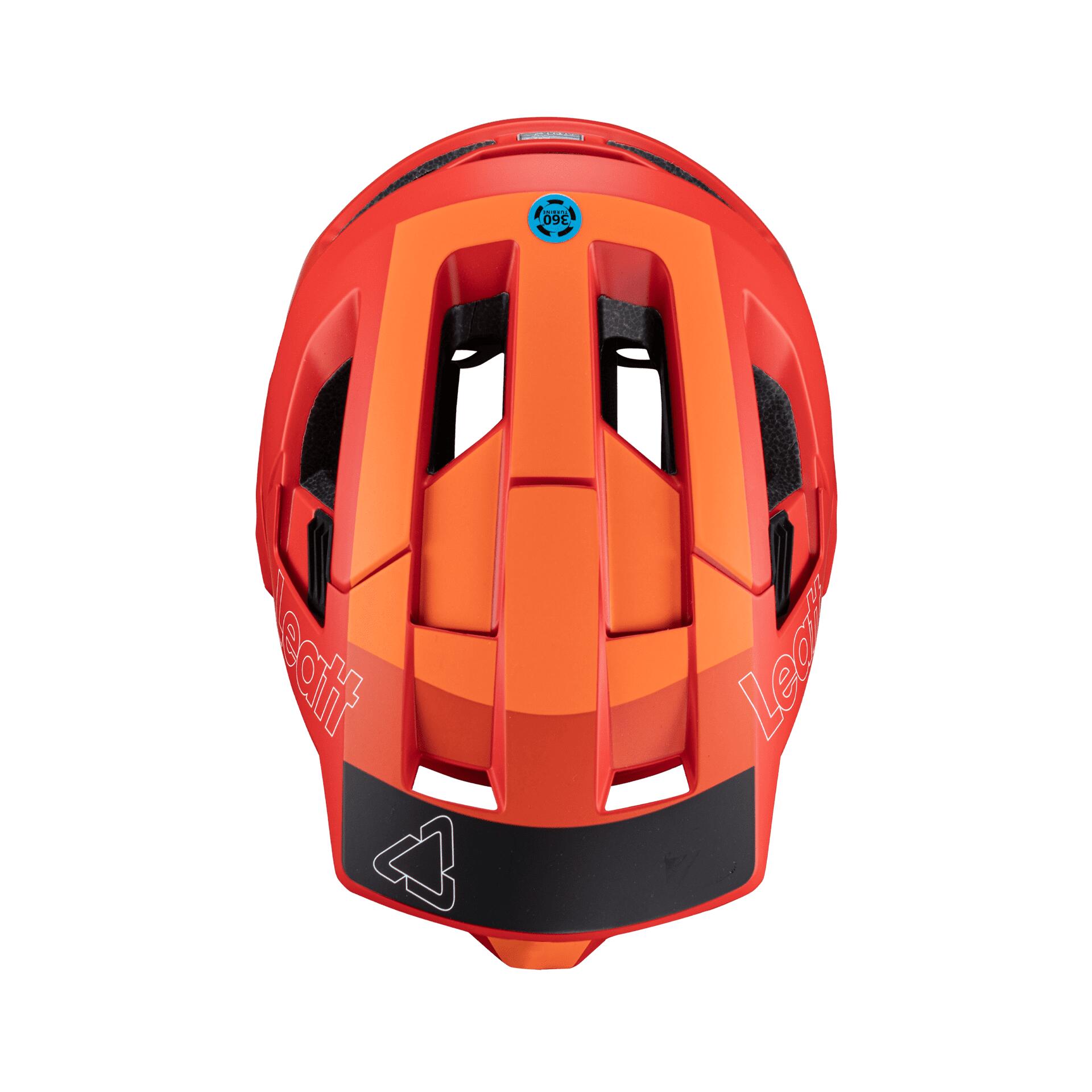 Casco MTB Enduro 4.0 V24 certificato DH e mentoniera rimovibile Rosso Uomo 6/7