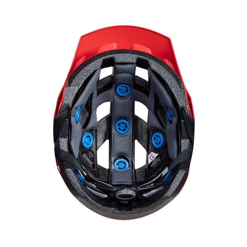 Casco MTB AllMountain 1.0 V24 Junior con fodera interna Dri-Lex Rosso