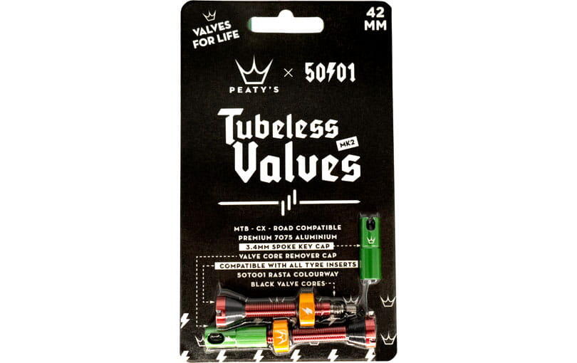 50to01 (MK2) Valves pour Tubeless - Rasta - 42mm 2/4