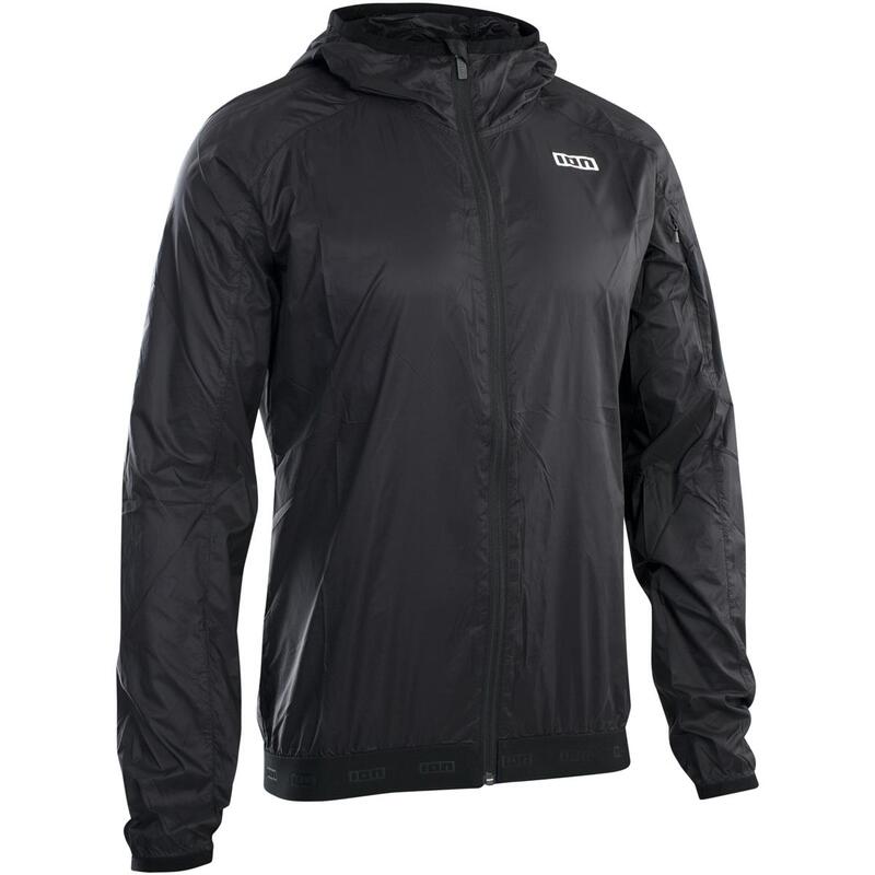 Veste de vélo Logo Wind unisexe - black