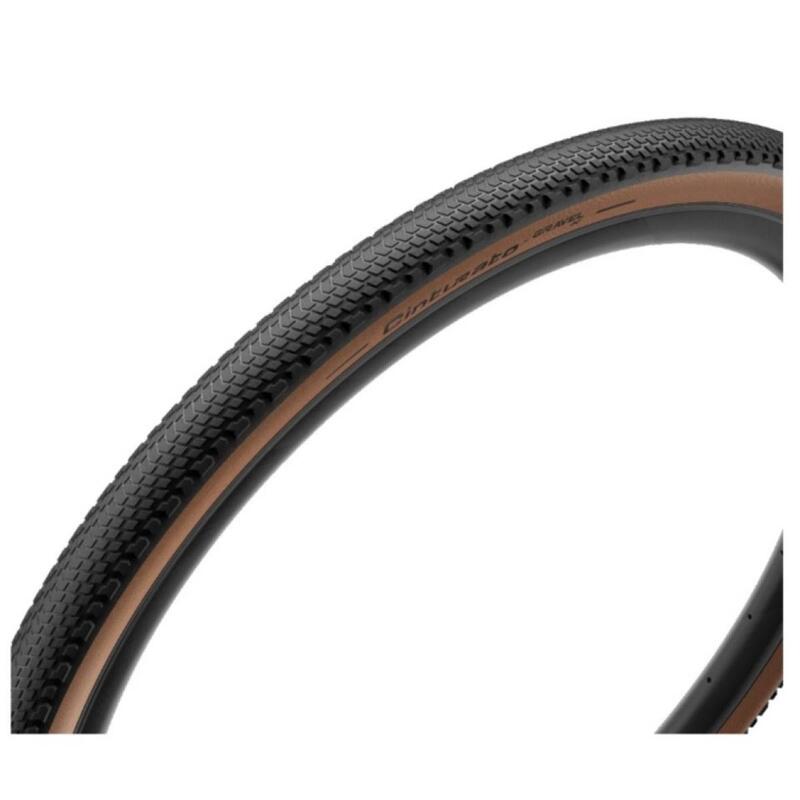 Fietsband Gravel Vouwband 700c / 35 - Pirelli Cinturato Hard 700 Bruin Zwart