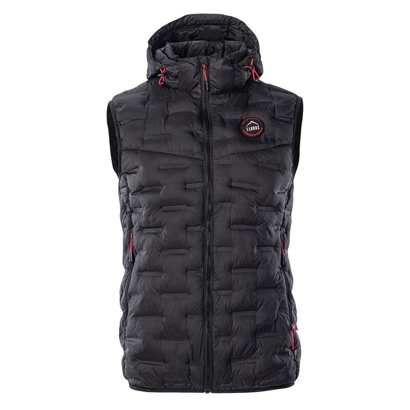 Heren Gewatteerd PrimaLoft Gilet (Zwart)