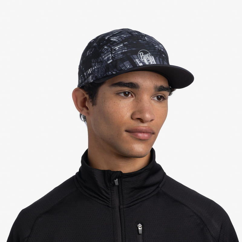 Cap Buff 5 Panel Go Cap Gline Black L/XL