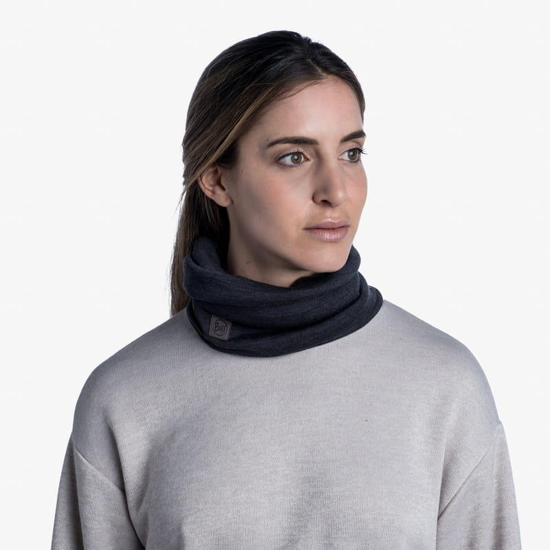 Bandana BUFF MERINO HEAVYWEIGHT NECK WARMERSOLID 5/7