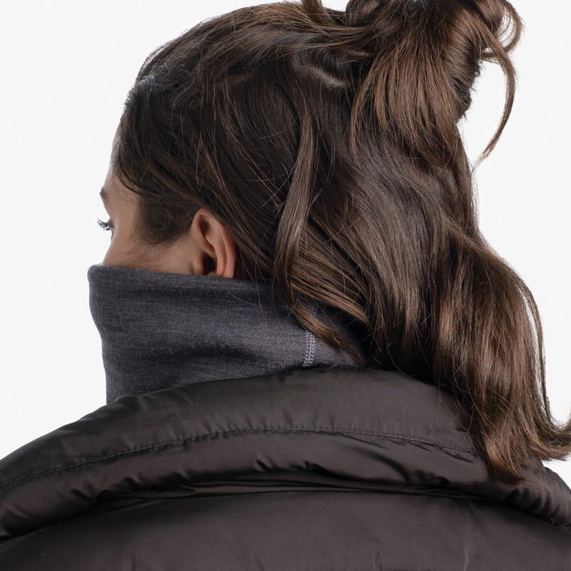 Bandana BUFF MERINO HEAVYWEIGHT NECK WARMERSOLID 4/7