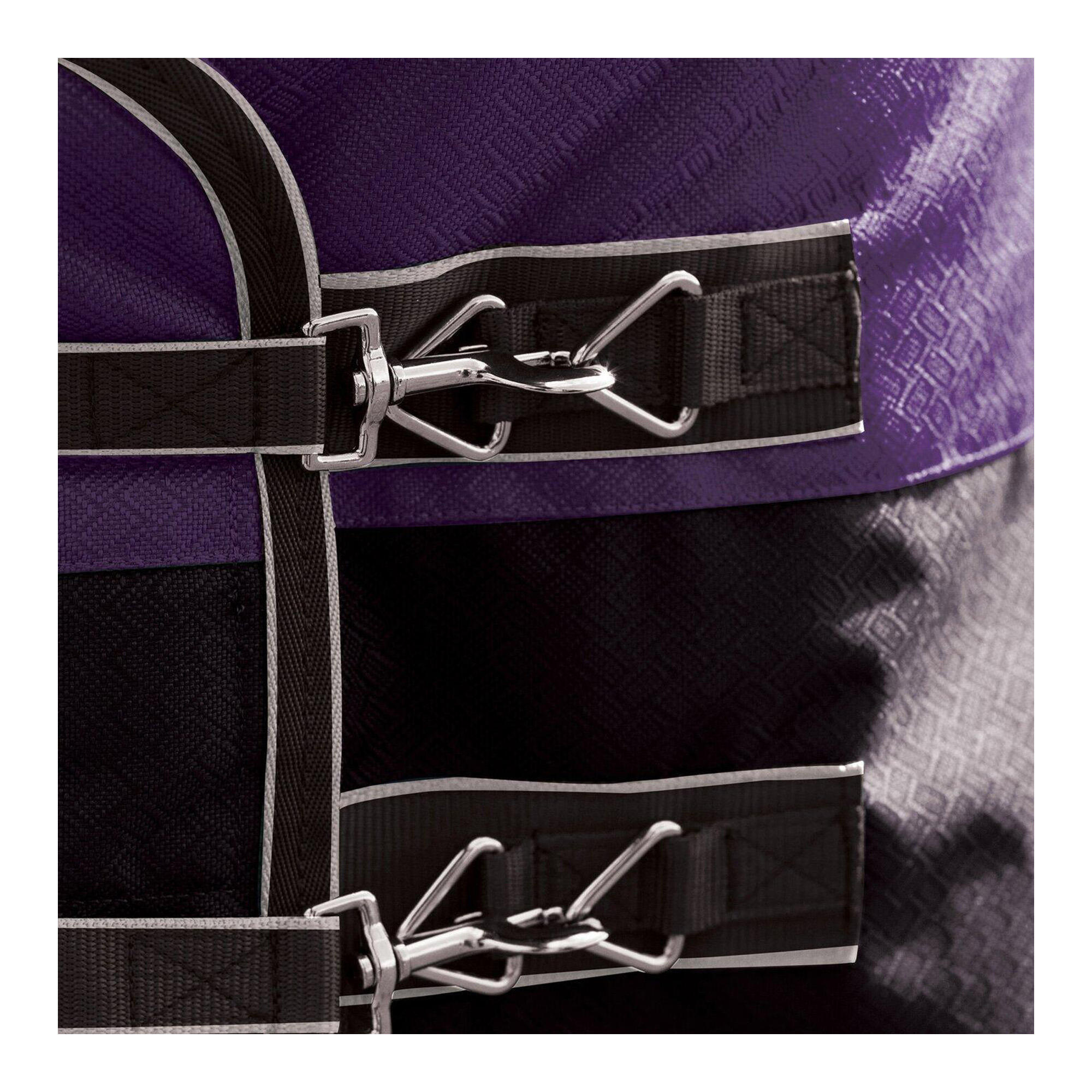 Comfitec Plus Lite Dynamic Combo Neck Turnout Rug (Purple/Black) 3/5