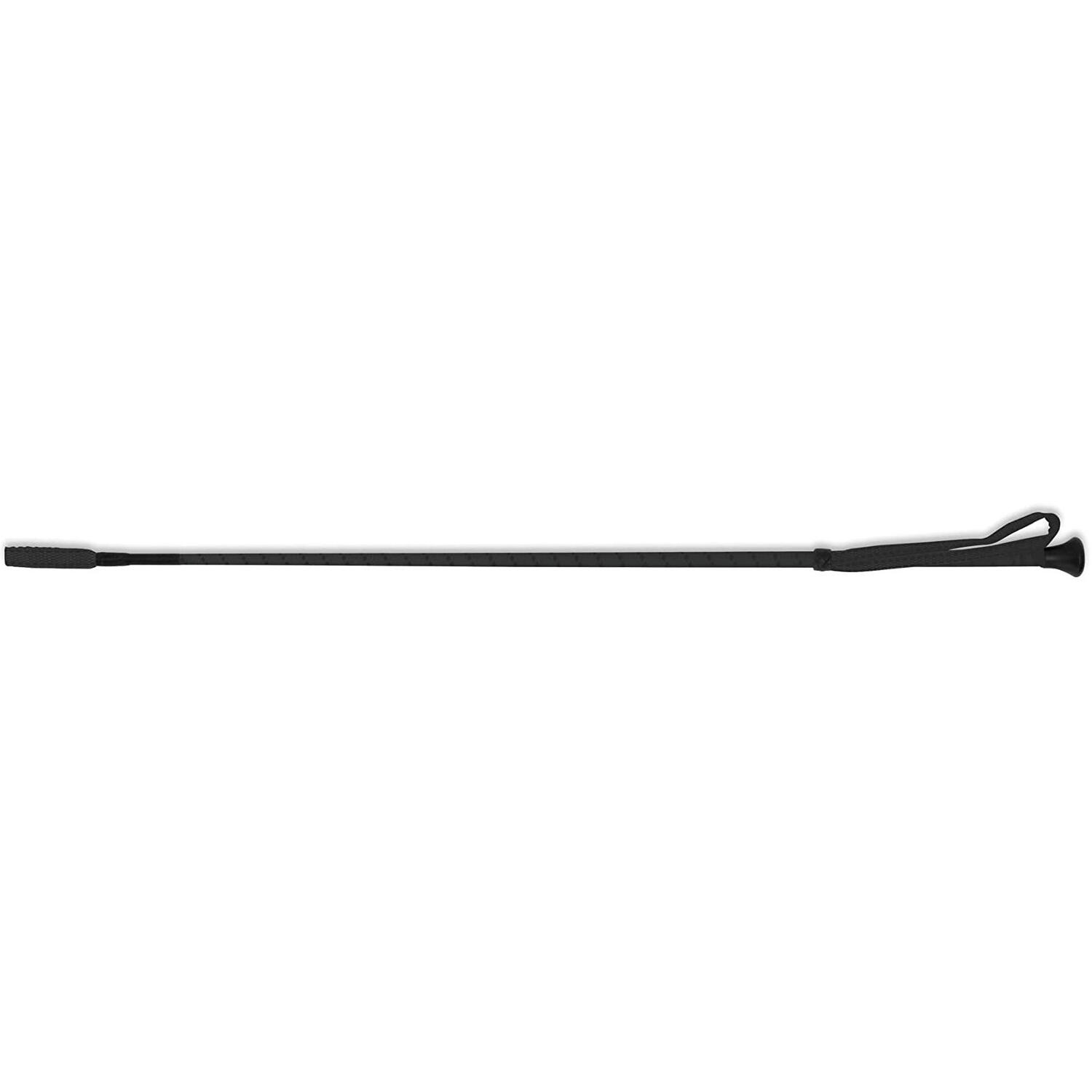 Thread Stem Horse Riding Whip (Black) 2/3