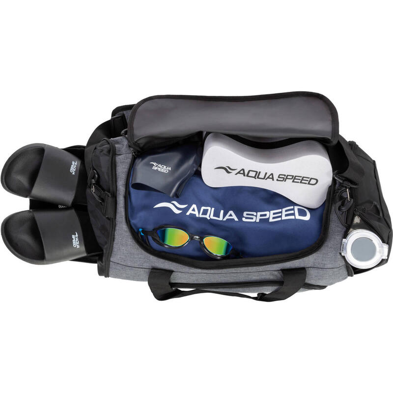 Geantă echipament sport Înot 35 l Aqua-Speed Gri
