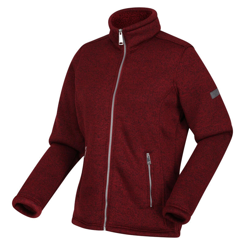 "Razia II" Fleecejacke Durchgehender Reißverschluss für Damen Cabernet