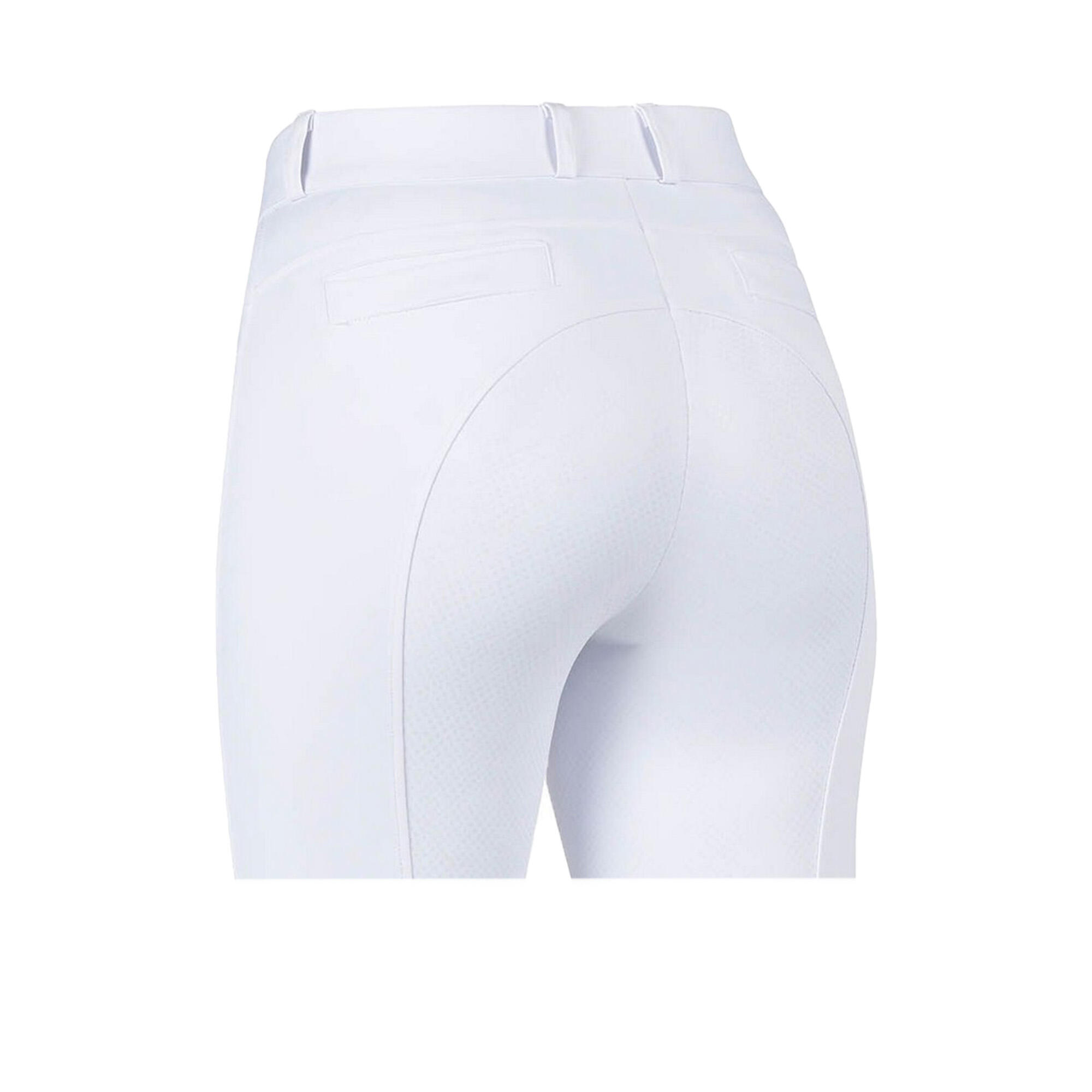 Womens/Ladies Duet Full Seat Breeches (White) 3/3