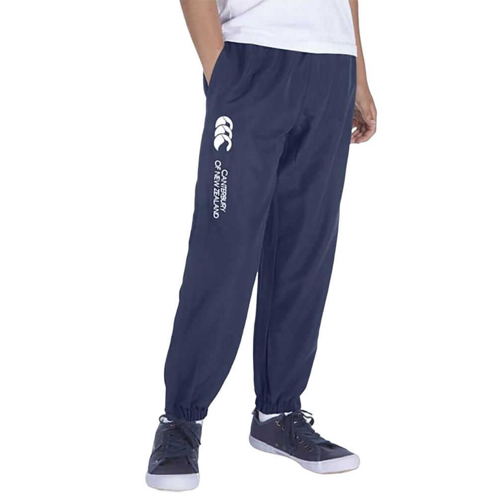 Childrens/Kids Stadium Cuffed Sports Trousers (Navy) 3/3