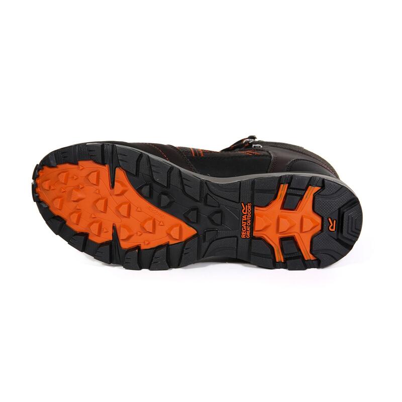 Chaussures montantes de randonnée SAMARIS Homme (Marron/orange)