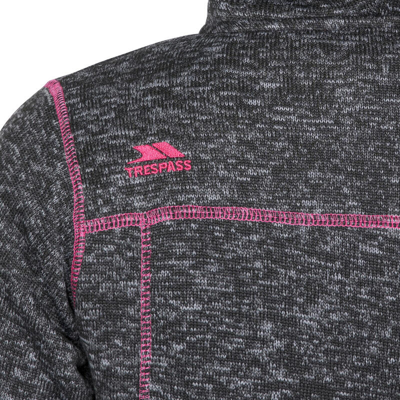 Veste Polaire ODELIA Femme (Noir Chiné)