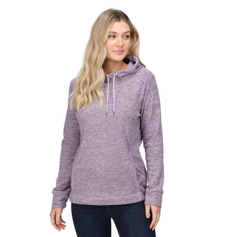 Sudadera polar Modelo Kizmit II para Mujer Lila Escarcha Jaspeada