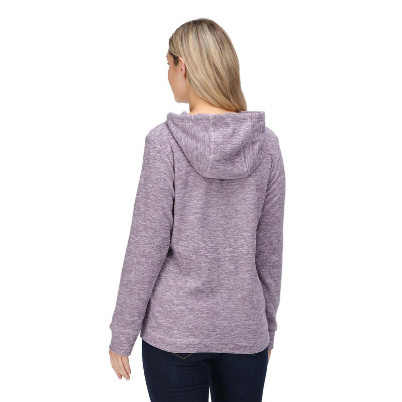 Sudadera polar Modelo Kizmit II para Mujer Lila Escarcha Jaspeada