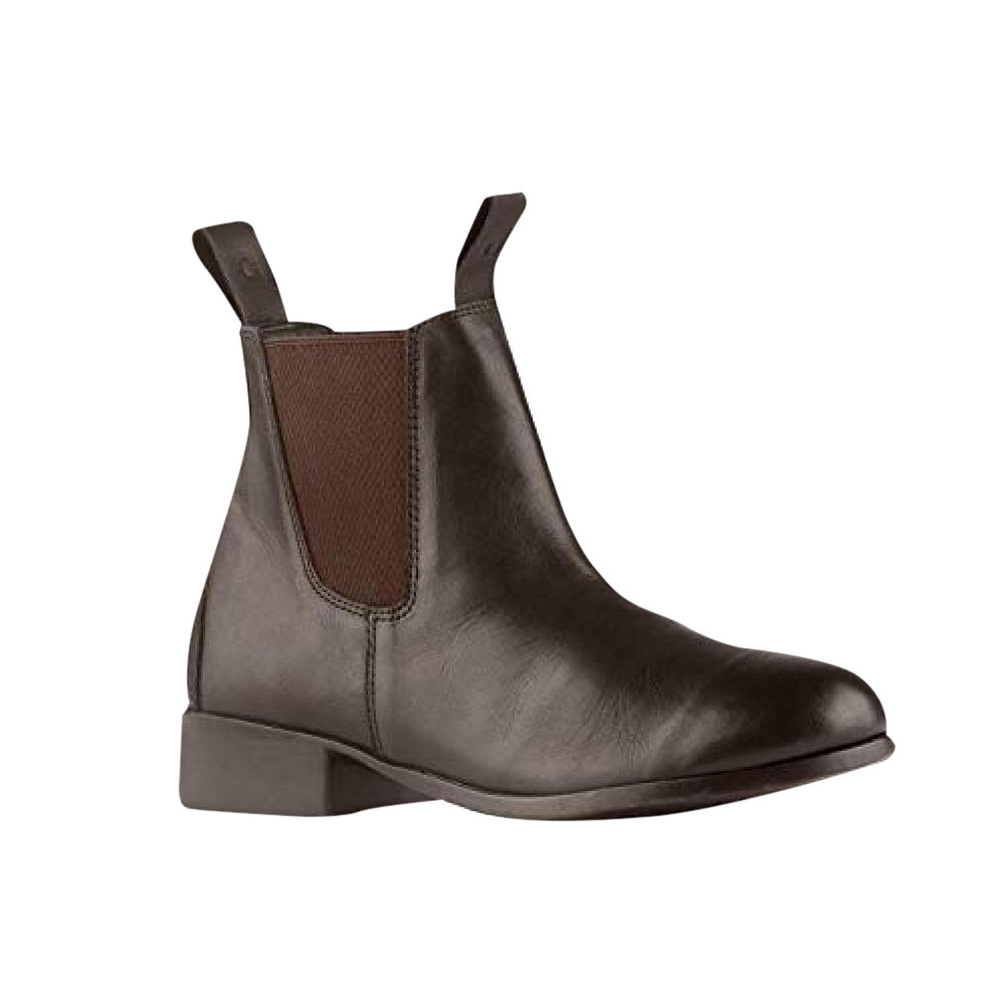 Childrens/Kids Elevation Leather Jodhpur Boots II (Brown) 3/3