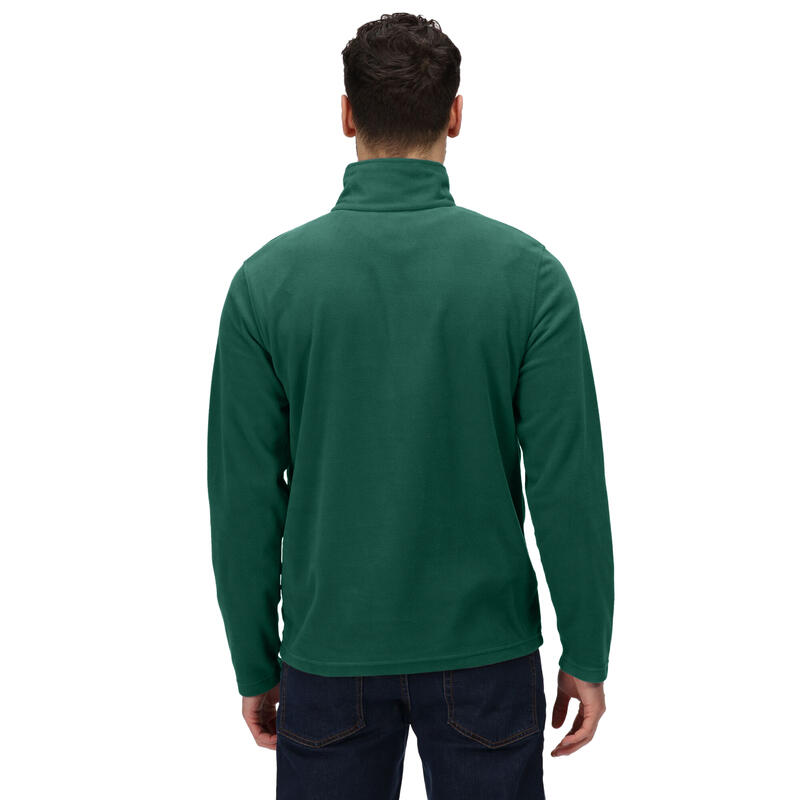 Top forro polar cuello cremallera Modelo Micro hombre caballero Verde botella