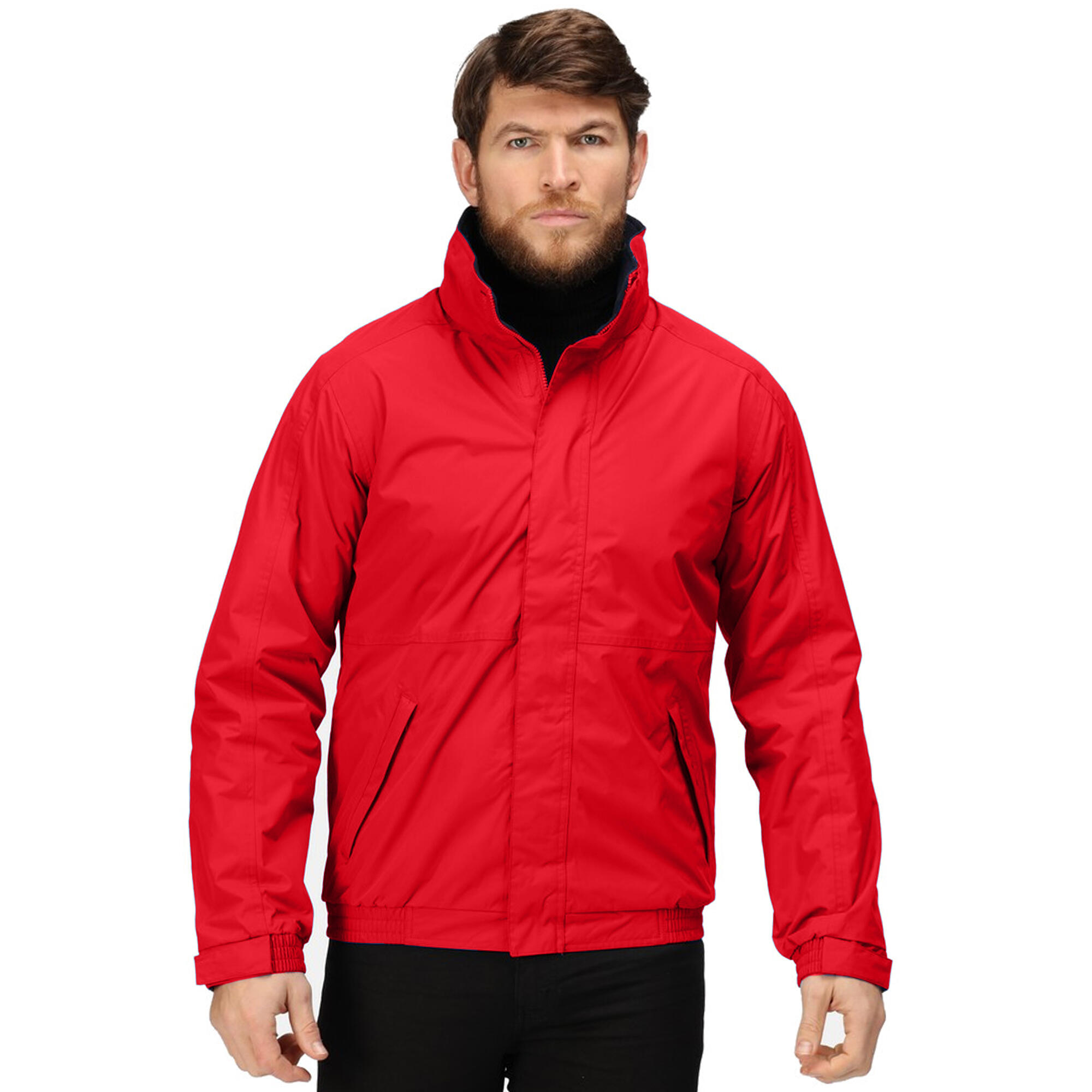 Dover Waterproof Windproof Jacket (ThermoGuard Insulation) (Classic Red/Navy) 3/4