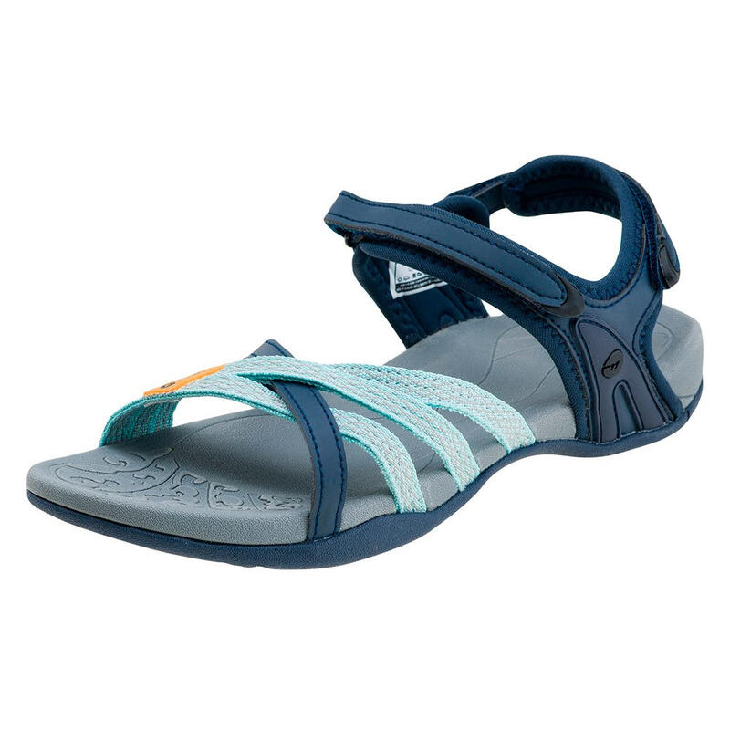 Dames Celneo sandalen (Marine/Blauw Radience/Geel)