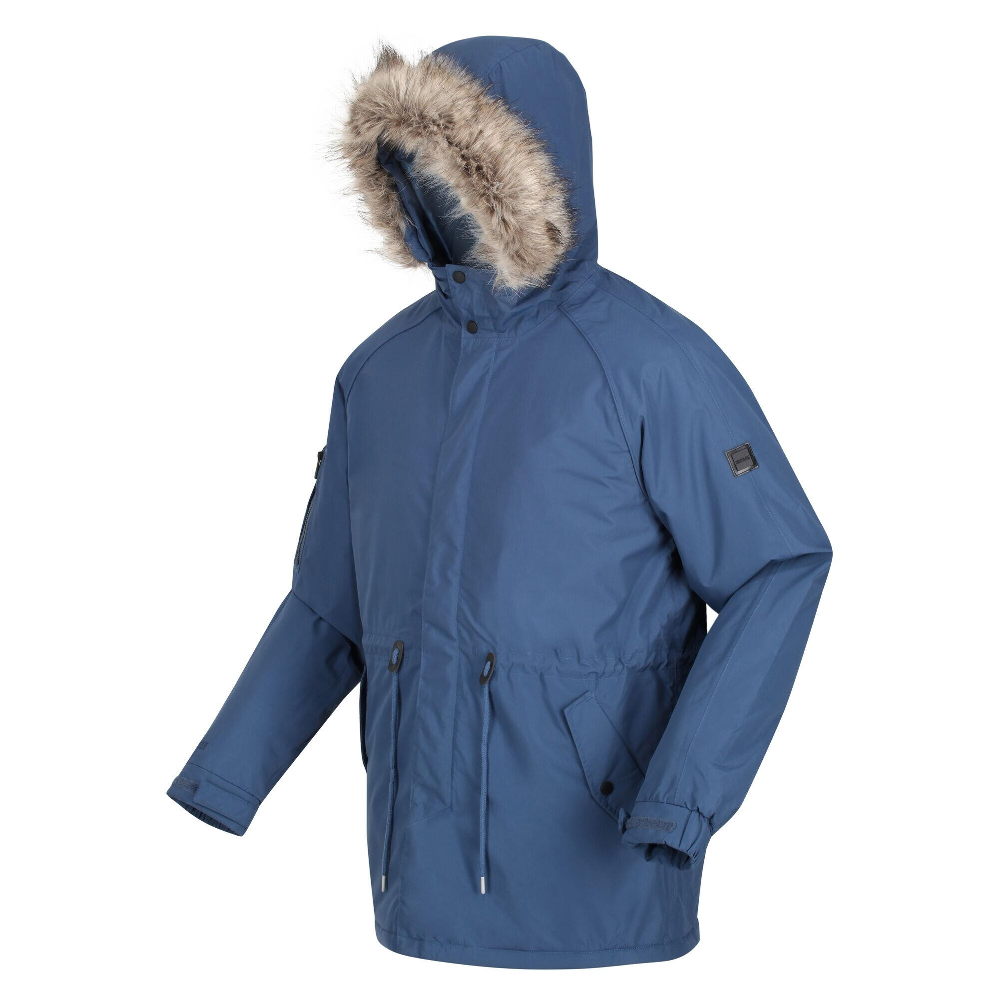 Mens Salinger III Parka (Dark Denim) 3/5