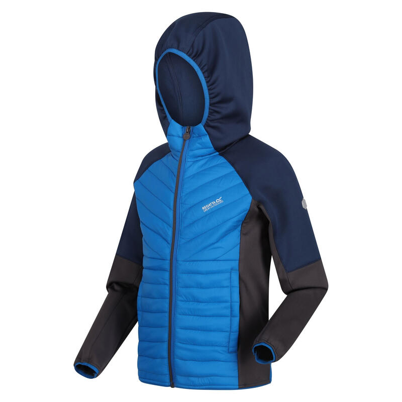 Chaqueta Kielder Hybrid VI para Niños/Niñas Azul Sky Diver, Gris Oscuro