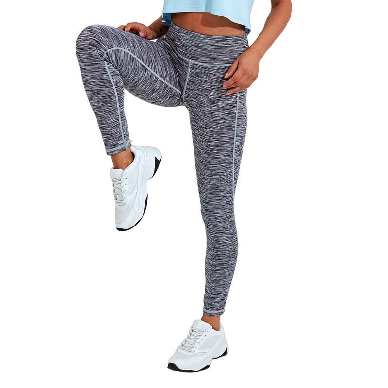 Tri Dri Performance Space Dye Leggings Damen Space Silber