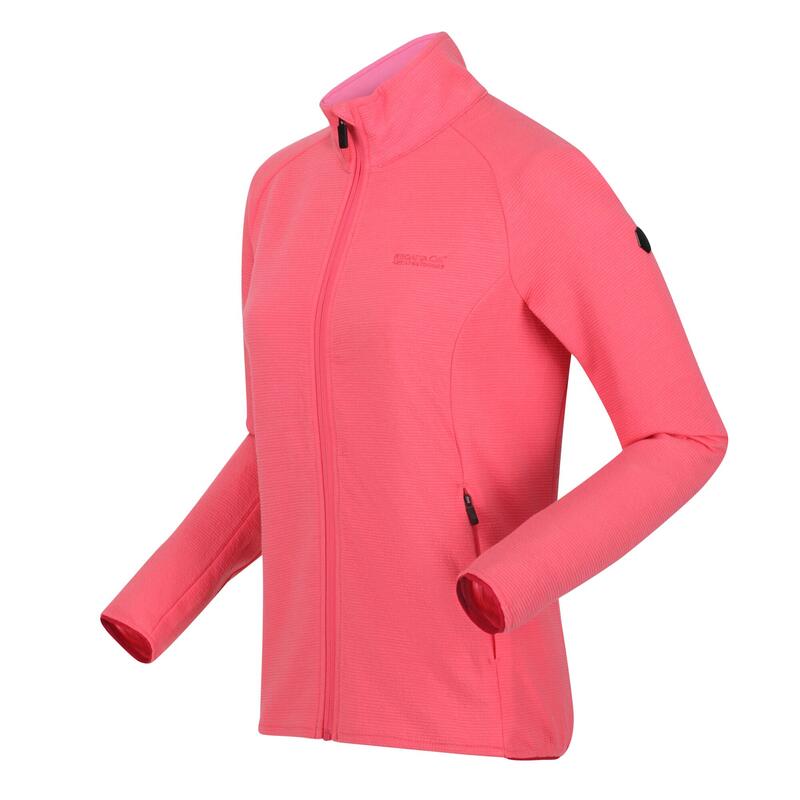 Softshell de randonnée femme Regatta Nevona rose vif