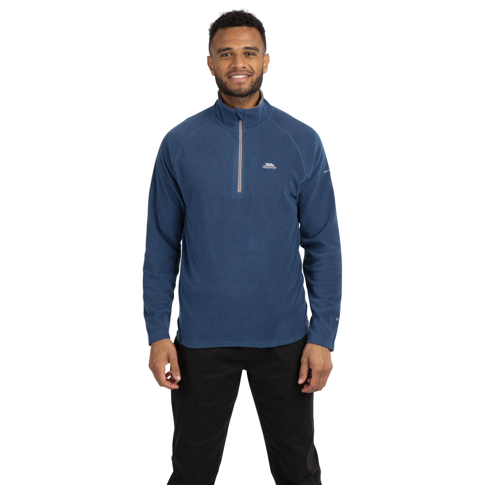 MicrofleeceOberteil Blackford Herren Mitternachtsblau 3/4