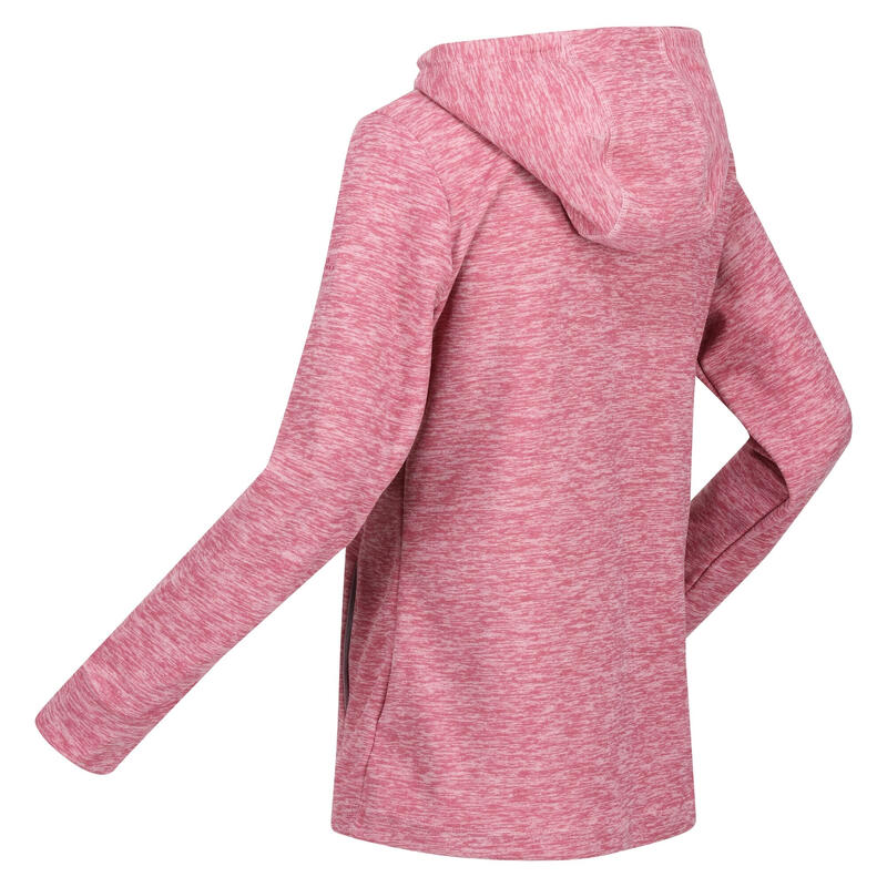 Dames Kizmit II Fleece Hoodie (Poederroze gemêleerd)