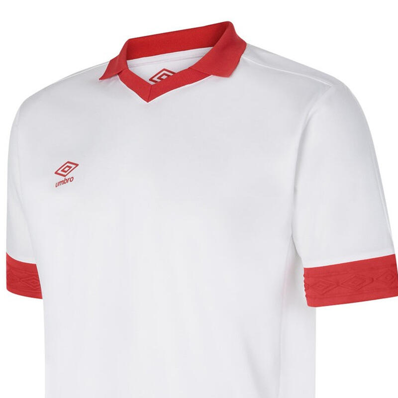 Maillot TEMPEST Homme (Blanc / Rouge)