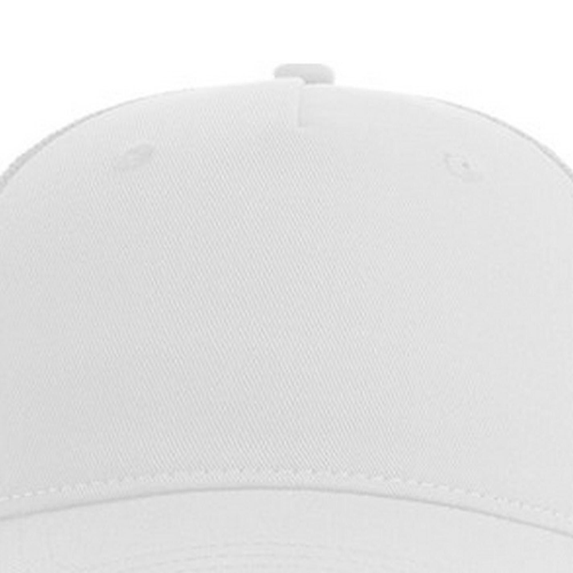 Unisex Adult Zion 6 Panel Recycled Trucker Cap (White) 3/3