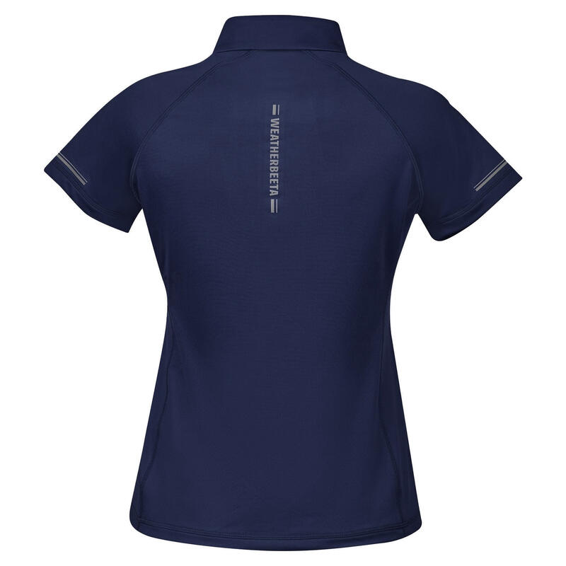 "Victoria Premium" Base Layer Oberteil für kurzärmlig Damen Marineblau