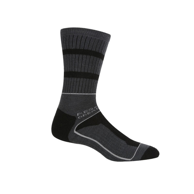 Chaussettes SAMARIS Homme (Noir / Gris foncé)