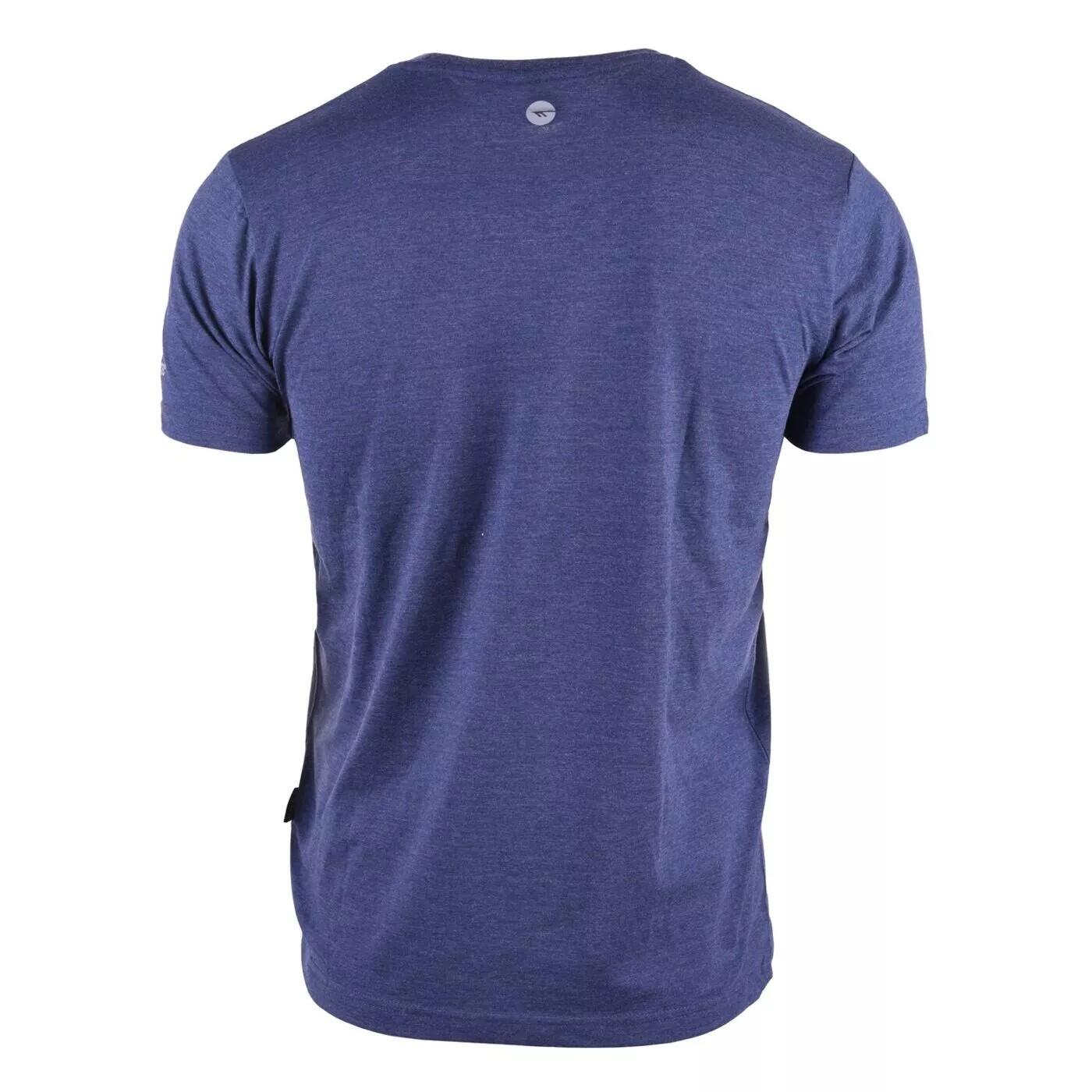 Maglietta Maniche Corte Uomo Hi-Tec Puro Blu Navy Mélange 2/3