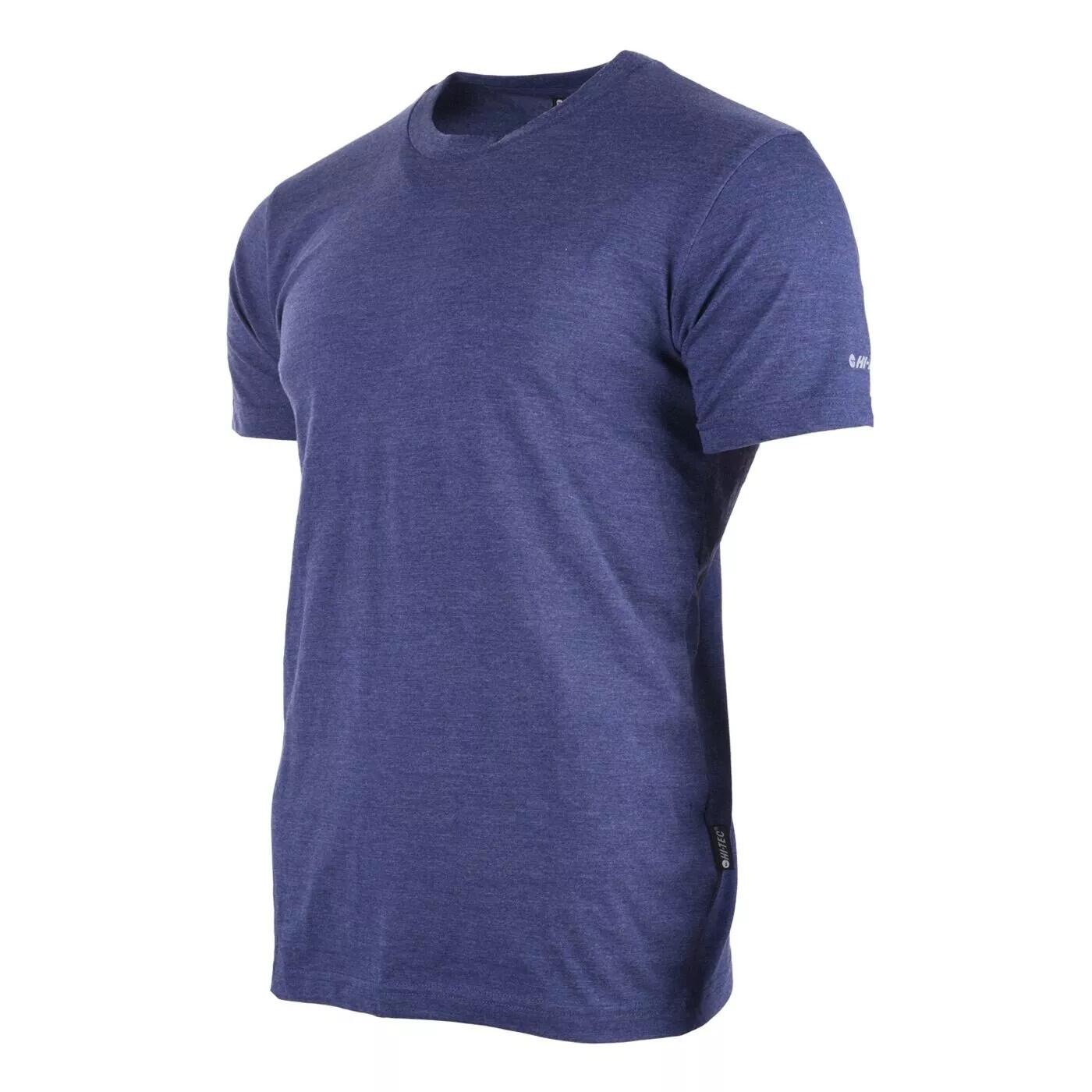 Maglietta Maniche Corte Uomo Hi-Tec Puro Blu Navy Mélange 3/3