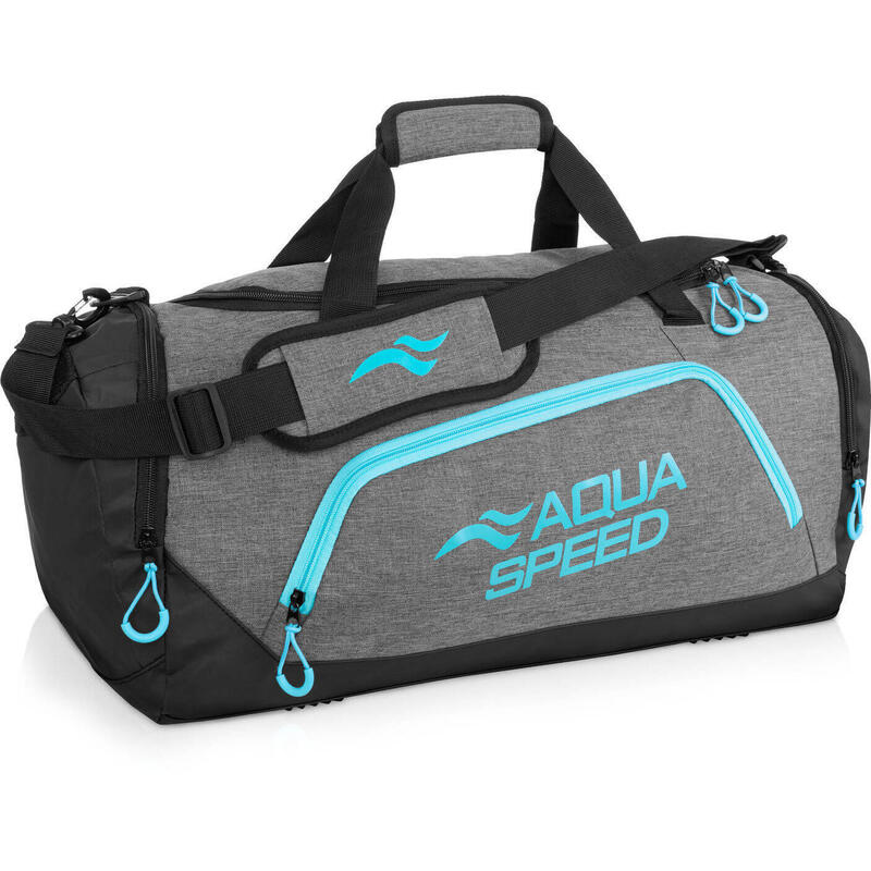 Geantă echipament sport înot Torba Treningowa Aqua-Speed, gri deschis