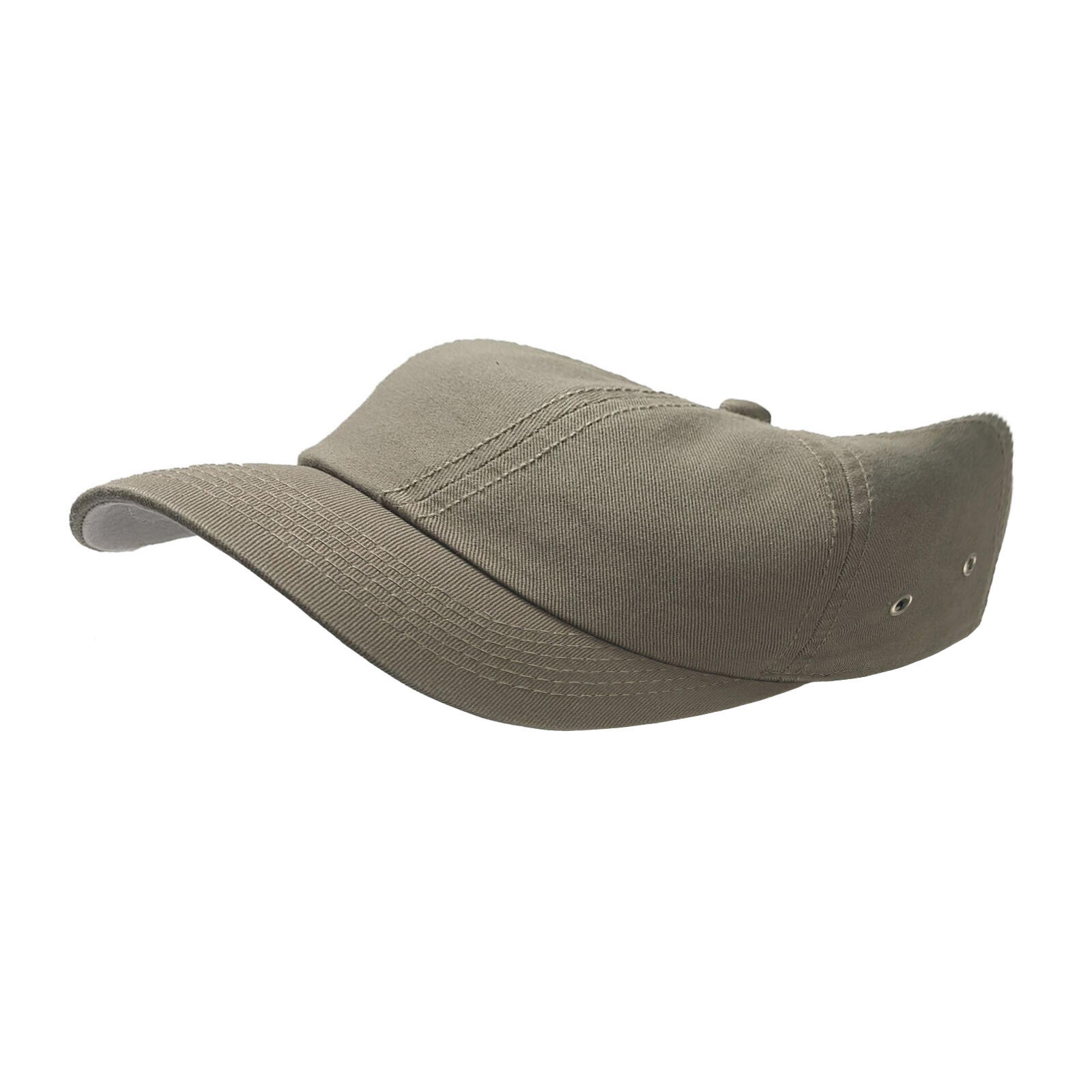 Action 6 Panel Chino Baseball Cap (Pack of 2) (Olive) 2/3