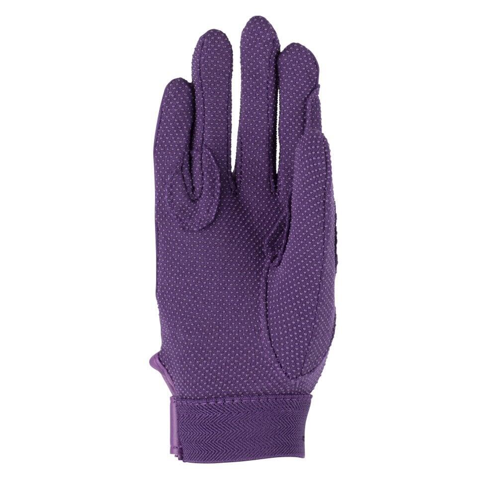 Bambini Guanto 100% Cotone Shires Newbury Viola 2/3