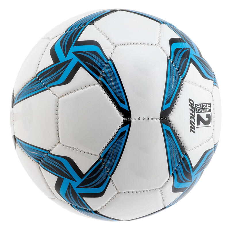 Ballon de foot NAZARE (Blanc / Bleu / Noir)