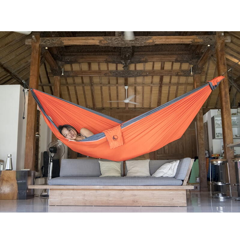 Hamak Ticket To The Moon King Size TMK3503 Orange Grey