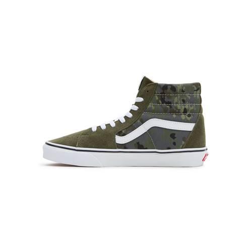 Chaussures Hommes Vans Sk8-Hi vert 3/5