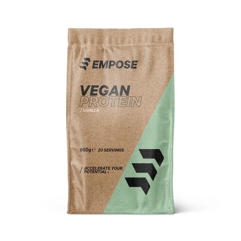 Vegan Protein - Plantaardig Eiwit Poeder - Chocolate - 660 gram