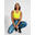 Camiseta Hmltif Yoga Mujer Elástico De Secado Rápido Sin Costuras Hummel