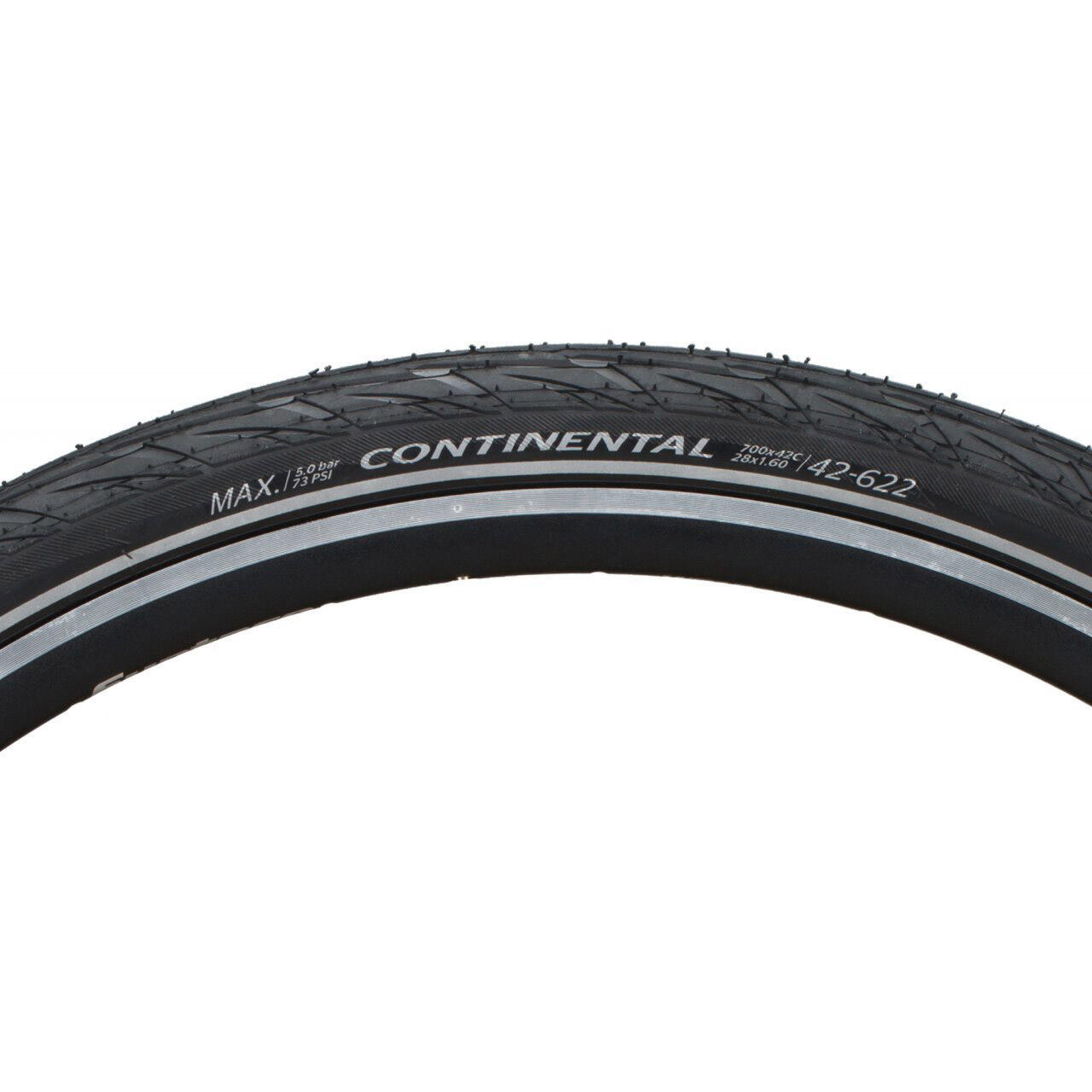 CONTACT Plus City Reflex Tyre-Wire Bead Urban Black/Black Reflex 700X42C (40C) 3/4