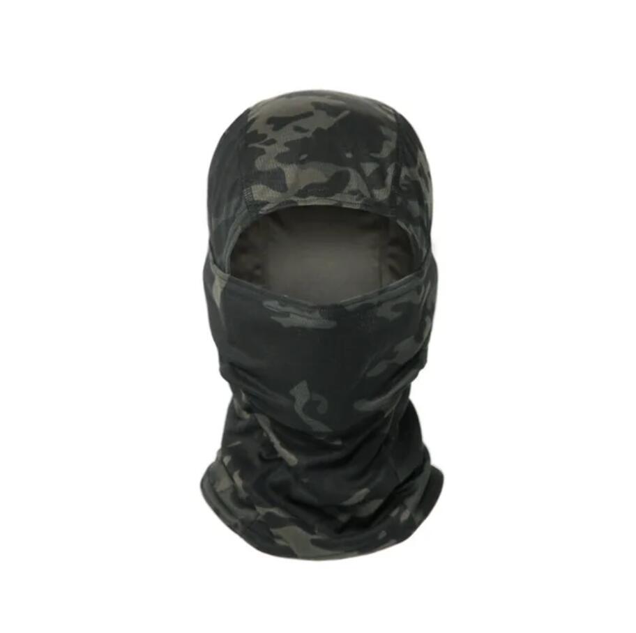 OUTDOOR Skimasker Donker Camouflage