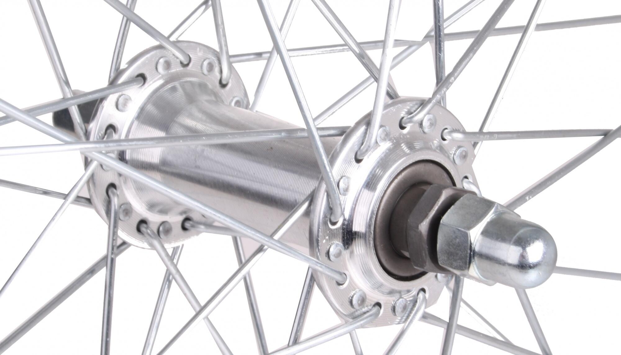 Rodi roue avant Hybride 28 pouces frein sur jante aluminium 36G argent 2/2