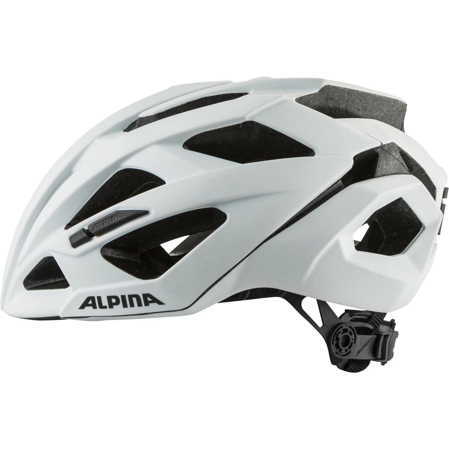 Casco de Carreras Alpina Sports de Olympic Sportswear 51-56 Blanco Mate 4/5