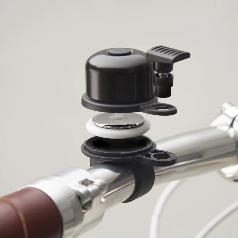AIRBELL Fahrradklingel Halter für Apple AirTag, 31,8 mm Durchmesser