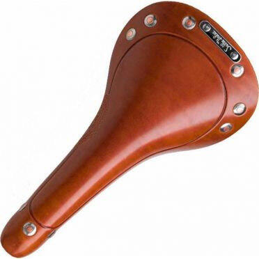 Selle Italia Zadel Italia V1 Vintage Storica leder honingbruin AM